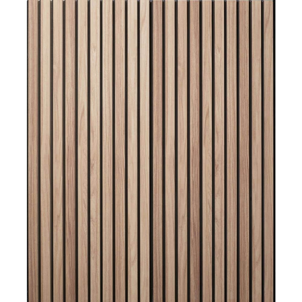 Wall!Supply 0.79 in. x 20 in. x 46 in. UltraLight Linari Natural Wall Paneling (4-Pack)