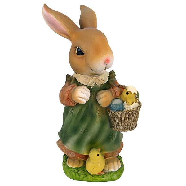 Design Toscano 12 in. H Bunny Hop Lane Mother Statue QM226182 - The ...