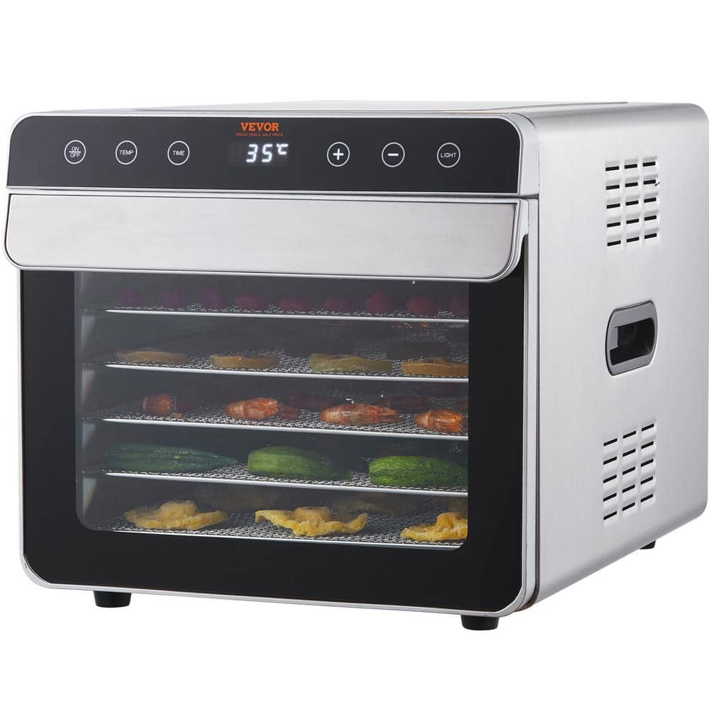 VEVOR Food Dehydrator Machine 5-Tray Fruit Black Dehydrator 300W Electric  Food Dryer SPFG50548300WWHRPV1 - The Home Depot