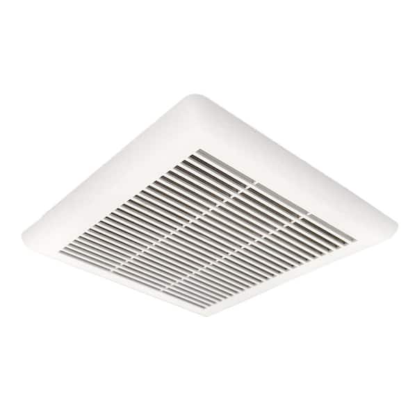 Slim Fit 80 CFM Ceiling 1.5 Sones Bathroom Exhaust Fan, White Finish, ENERGY STAR