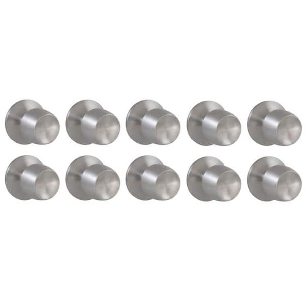 Brandywine Stainless Steel Hall/Closet Door Knob (10-Pack)