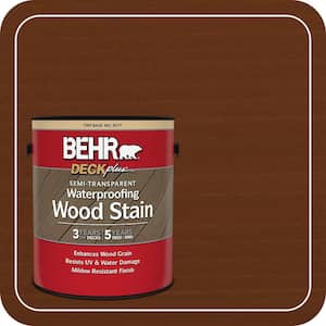 BEHR DECKplus 1 gal. #ST-142 Cappuccino Semi-Transparent