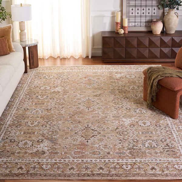 Sarafina 10 ft. x 13 ft. Beige/Gold Persian Area Rug