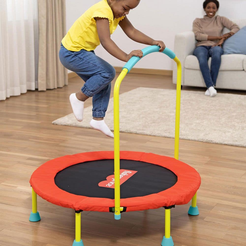 Fisher-Price 36 Inch Multicolor Kids' Round Trampoline
