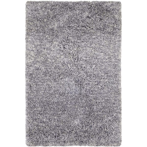 HomeRoots 8 x 10 Gray Solid Color Area Rug