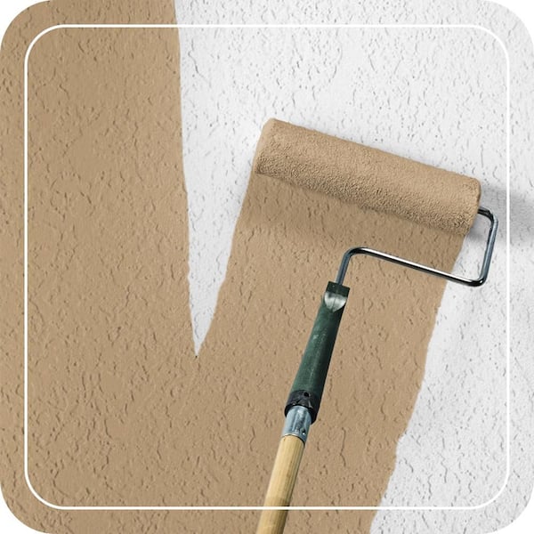 5 gal. #SC-145 Desert Sand Flat Interior/Exterior Masonry, Stucco and Brick Paint