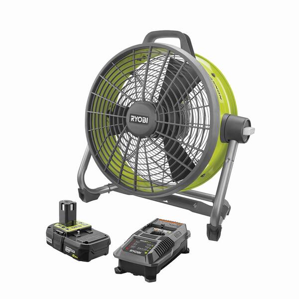 ryobi fan and battery