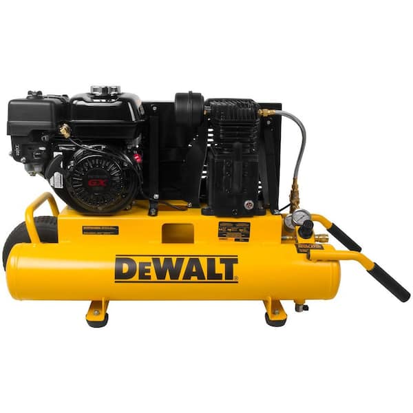 DEWALT 8 Gal. 150 PSI 5.5 HP Belt Drive Gas-Powered Wheelbarrow Air Compressor