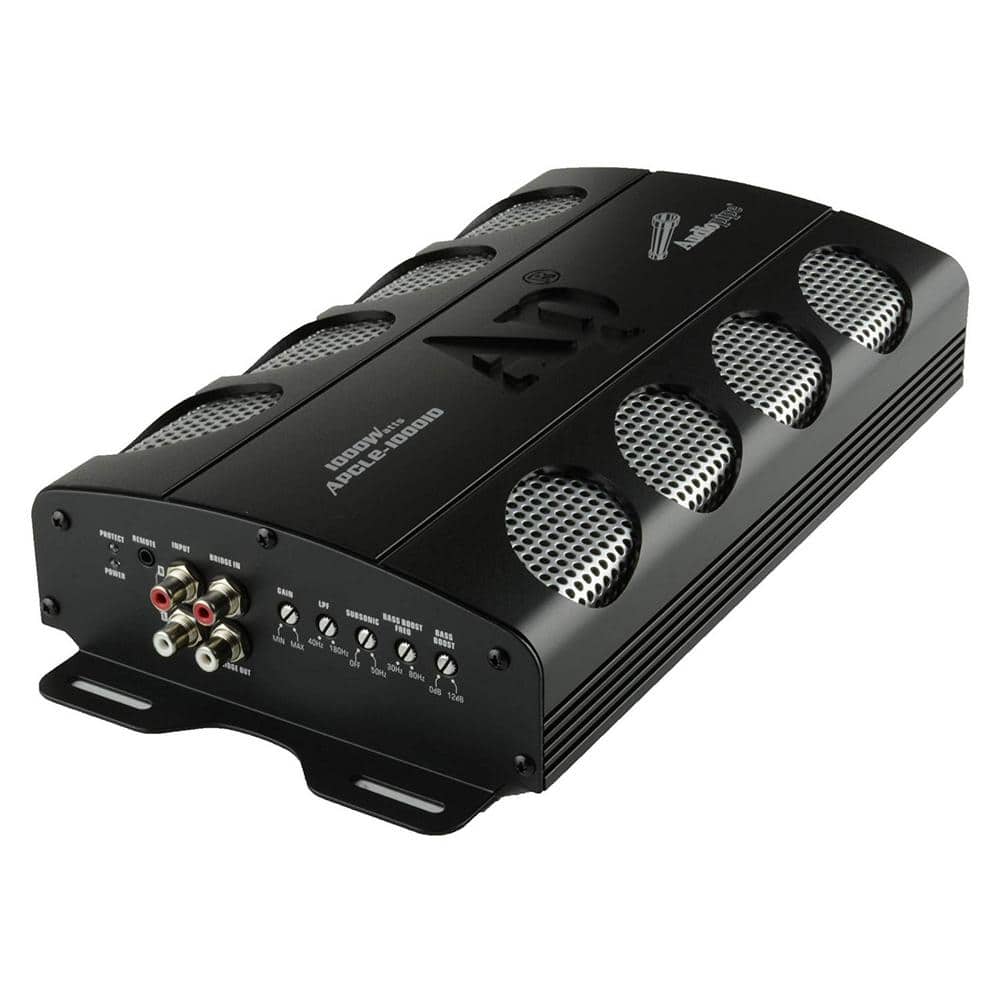 AUDIOPIPE 1,000 Watt High Performance Class D Mono Car Audio Amplifier,  Black APCLE-10001D