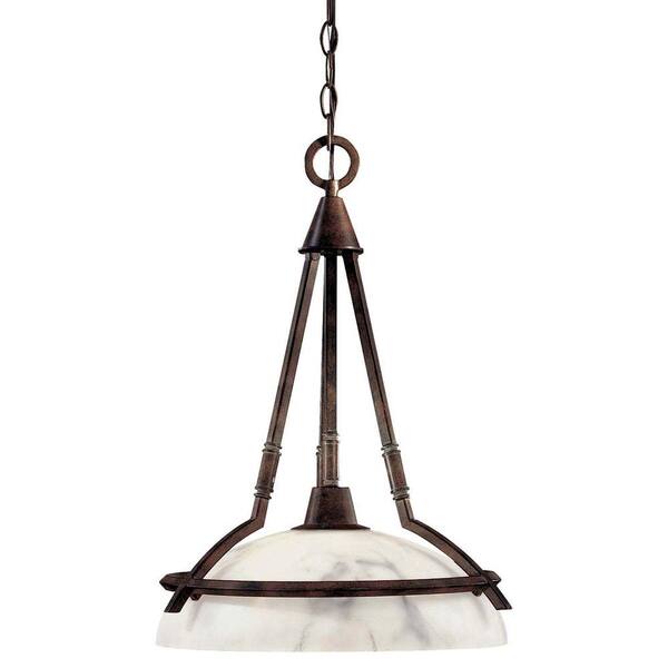 Minka Lavery 1-Light Nutmeg Down Light Pendant