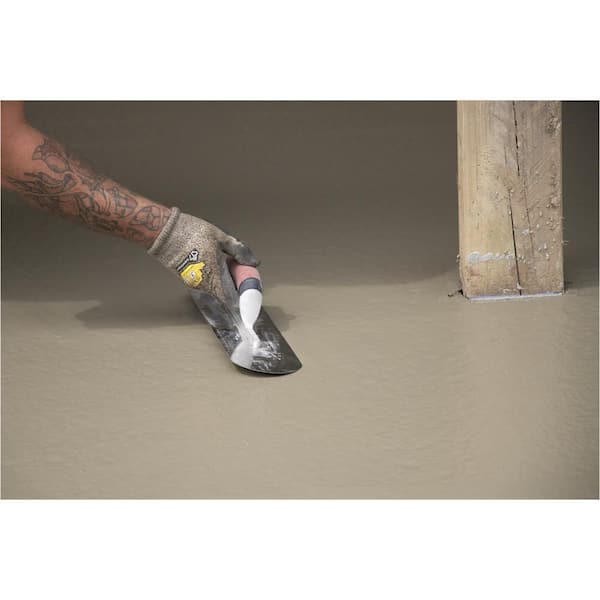 Marshalltown 14x4 Inch Concrete Finishing Trowel – Rounded Blade, Steel, Comfort Grip