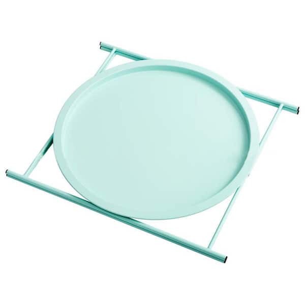 cenadinz Folding Tray Metal Outdoor Side Table