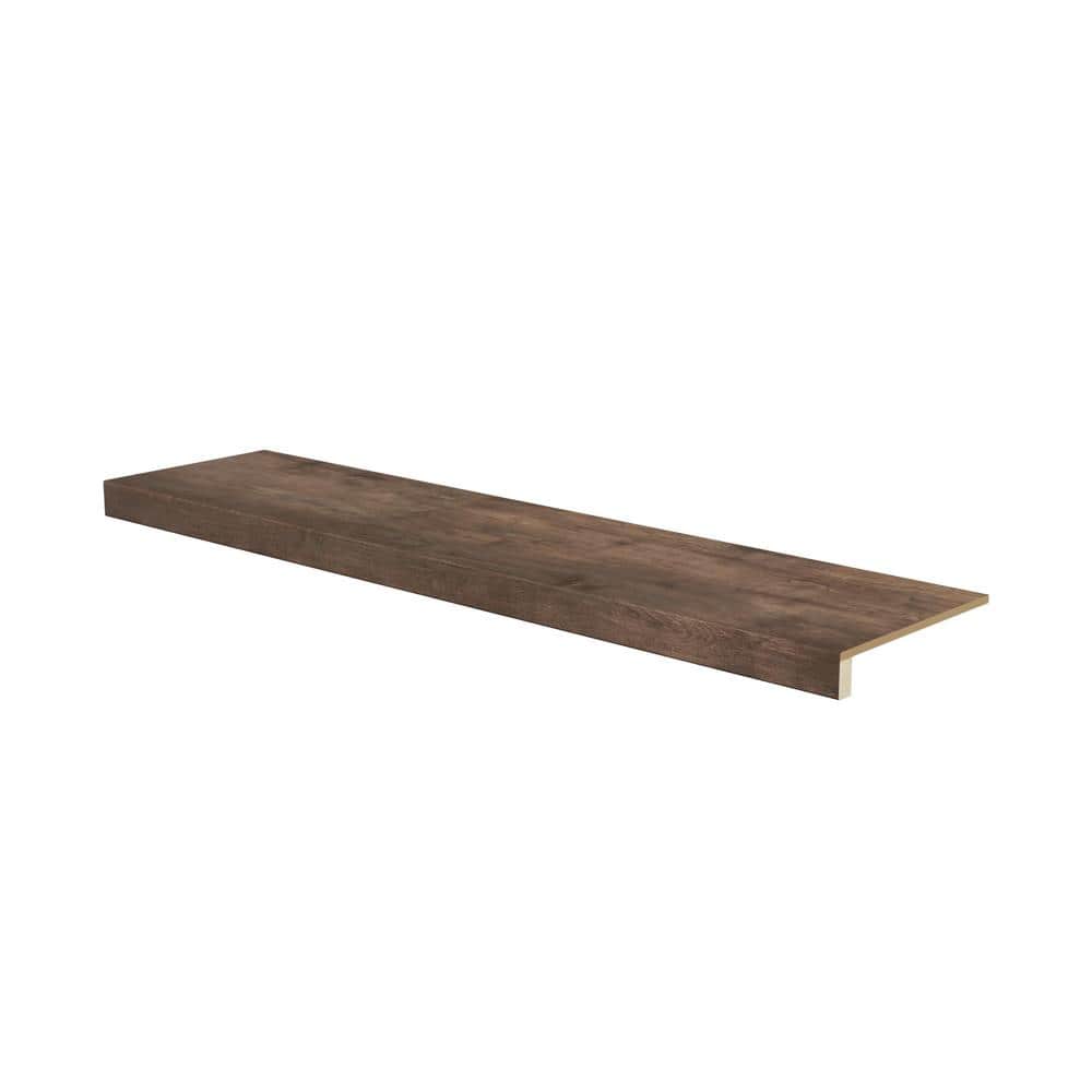 Retread Jacobean Oak 0.375 in. x 48 in. x 11.5 in. Laminate Stair Tread Square Edge Cover price history on PriceWatchPro
