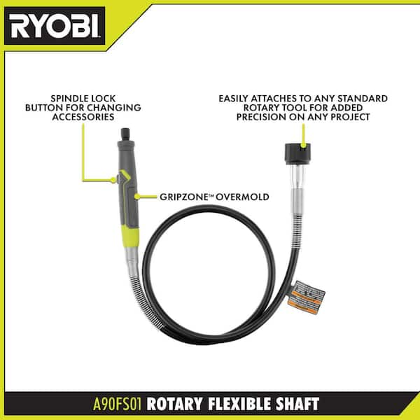 New Ryobi 18V Flex-Shaft Rotary Tool