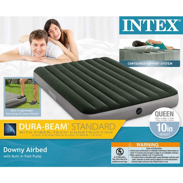 Intex Dura Beam Plus Supreme Polyester Queen Air Mattress in the