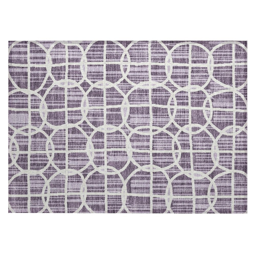 Chantille Machine Washable Indoor/Outdoor Abstract ACN2769 Plum 2 ft. x 3 ft. Accent Rug price history on PriceWatchPro