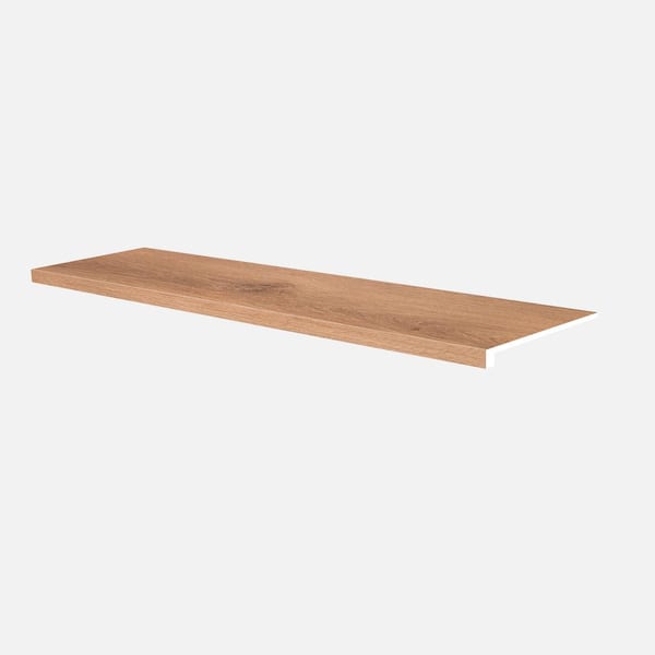 A&A Surfaces Sienna Shore 5/4 in. T x 12 in. W x 47.25 in. L Luxury Vinyl Stair Tread Molding (2-pieces/case)