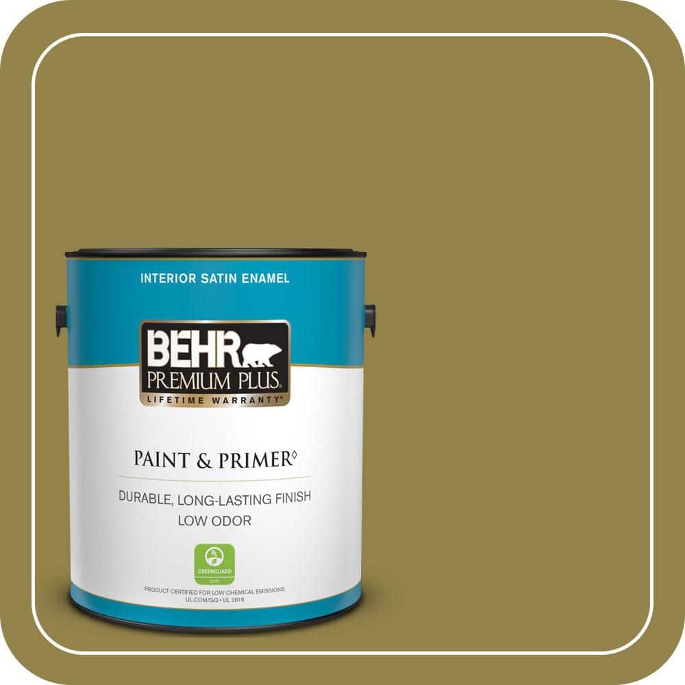 1 gal. #PPU9-02 Lucky Bamboo Satin Enamel Low Odor Interior Paint & Primer price history on PriceWatchPro