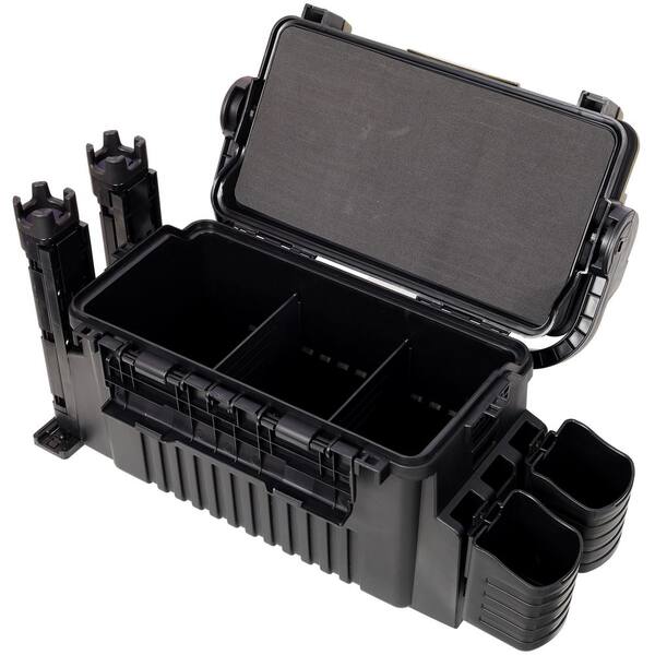 Tidoin 22.5 in. Army Green Dual-Layer Large Organizer Fishing