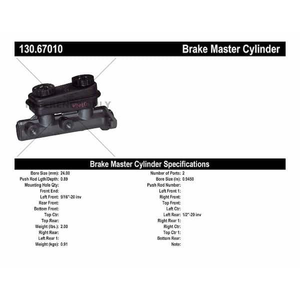 Centric Parts Brake Master Cylinder 1995-1996 Dodge Dakota