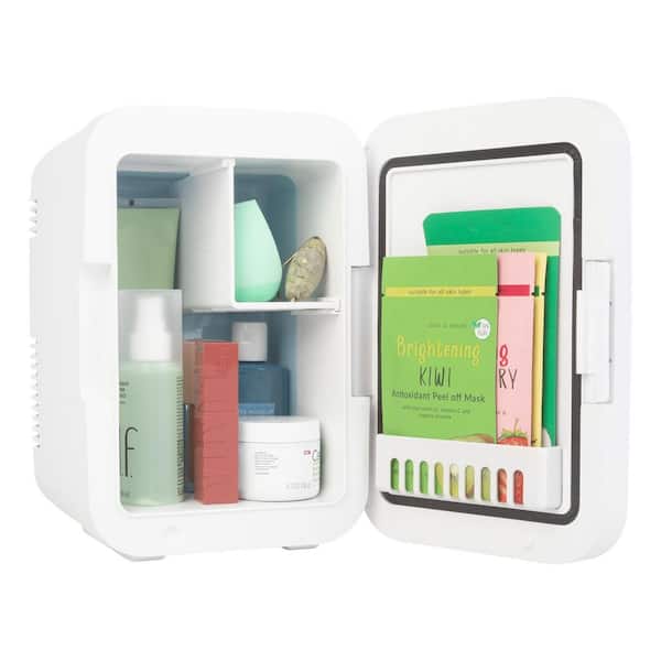 HOME-COMPLETE 8.75 in. 0.15 cu. ft. Portable Beauty Makeup Skincare LED ...