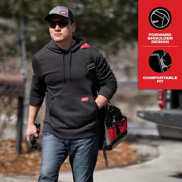 Milwaukee Men's 2X-Large Black Midweight Cotton/Polyester Long