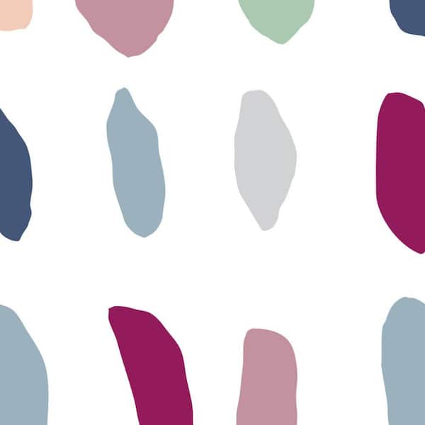 Confetti Time Multi Peel and Stick Smooth Vinyl Wallpaper W9233-Vinyl ...