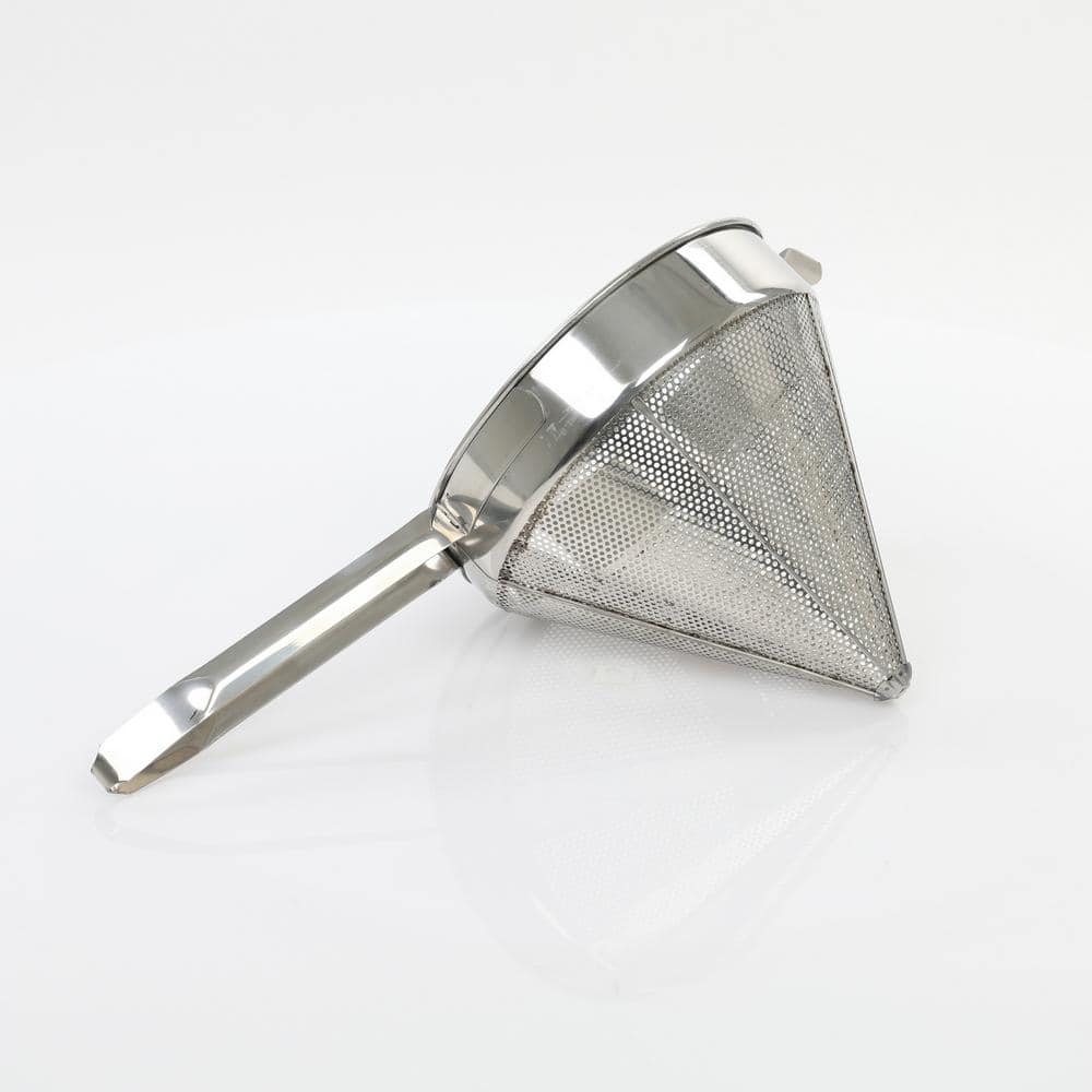 Stainless Steel 10 in. Coarse China Cap Strainer