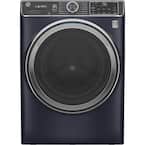 5.0 cu. ft. Smart Sapphire Blue Front Load Washer with OdorBlock UltraFresh Vent System with Sanitize and Allergen