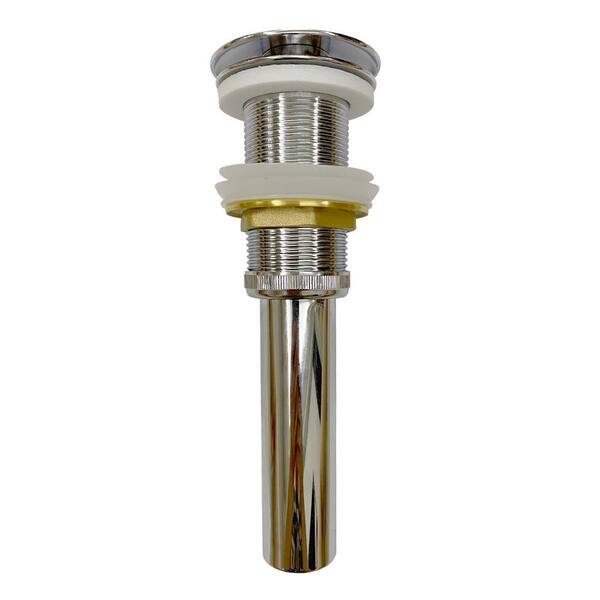 RENOVATORS SUPPLY MANUFACTURING Pop-up Sink Drain Without Overflow in Chrome