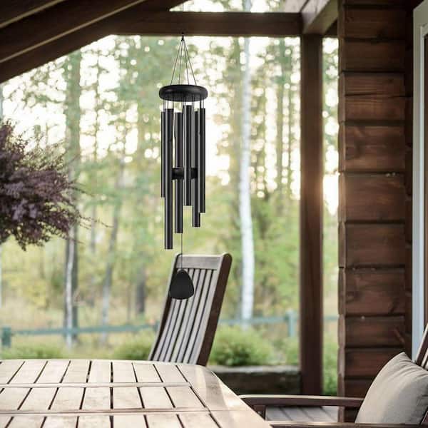 Classic Zen Atmosphere Wind Chimes Series 37 in. Aluminium Outdoor