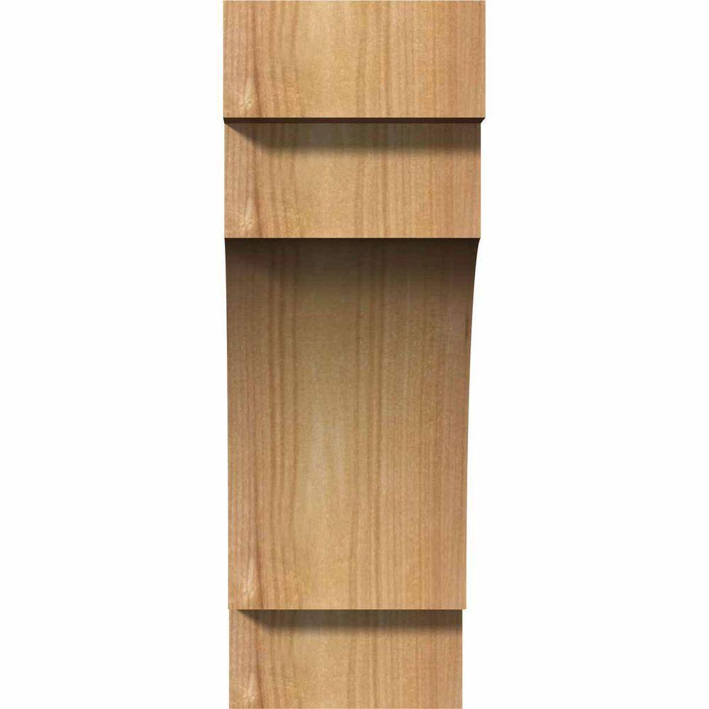 Western Red Cedar 10" Smooth Rustic Corbel