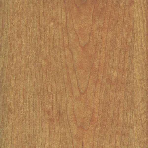 PureEdge 48 in. x 96 in. Cherry Real Wood Veneer with 10 mil Paperback