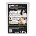 TRIMACO 4 ft. x 10 ft. Smart Grip Drop Cloth 85434 - The Home Depot