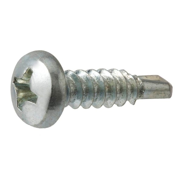 #12 x 3/4 in. Zinc Plated Phillips Pan Head Sheet Metal Screw (50-Pack)