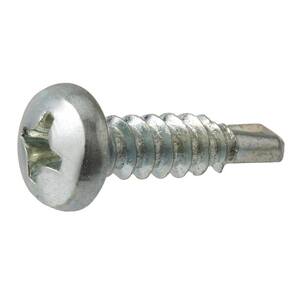 #6 x 1/2 in. Zinc Plated Phillips Pan Head Sheet Metal Screw (100-Pack)