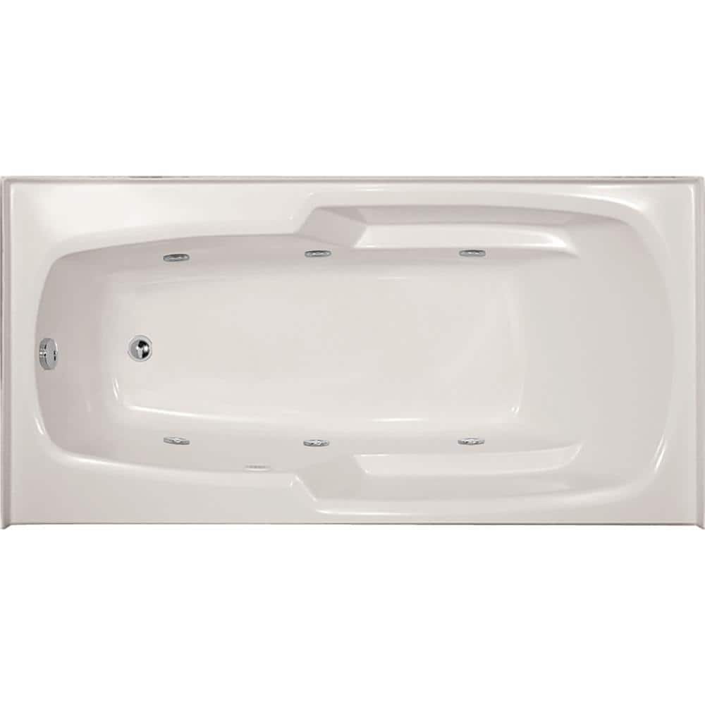 Entre 60 in. x 32 in. Rectangular Drop-In Air Bath Bathtub in White price history on PriceWatchPro