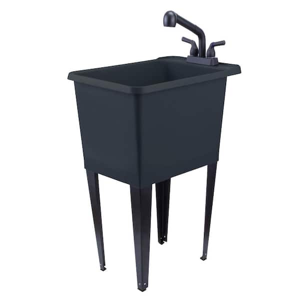 Glacier Bay 23.25 in. D x 17.75 in. W Freestanding Laundry/Utility