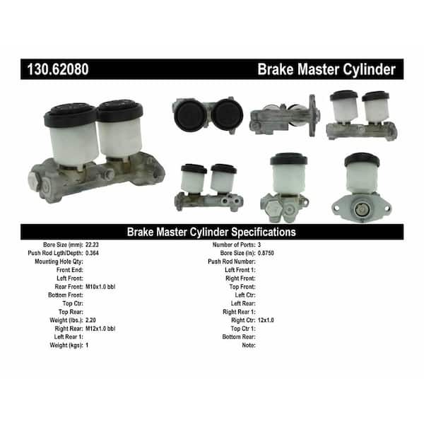 Centric Parts Brake Master Cylinder 1988-1991 Chevrolet Corvette