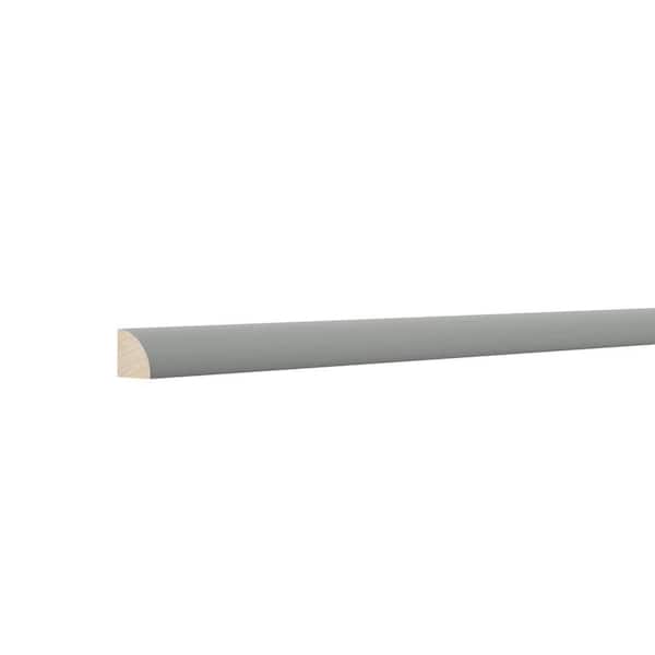 Designer Series Storm Gray 0.625 in. x 96 in. x 0.625 in. Shoe Molding