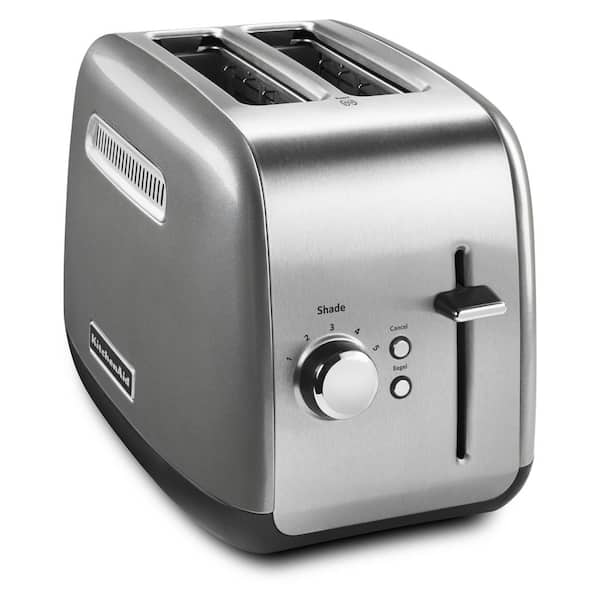 KitchenAid 2-Slice Matte Black Long Slot Toaster with High-Lift Lever  KMT3115BM - The Home Depot