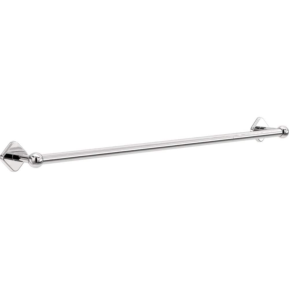 Gainesville 18 in. Wall Mounted Single Towel Bar with 6 in. Extender Bath Hardware Accessory in Polished Chrome price history on PriceWatchPro