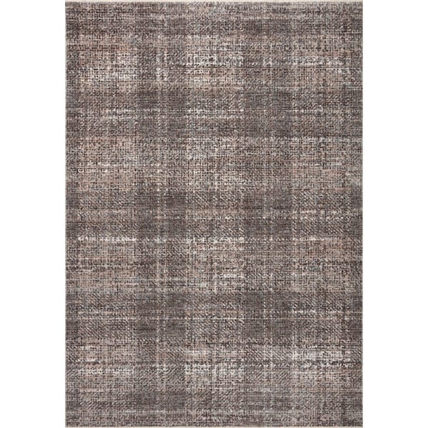 Angela Rose Ember 9 ft. 6 in. x 13 ft. 1 in. Graphite / Multi Contemporary Area Rug
