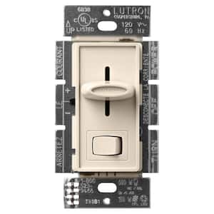 Skylark LED+ Dimmer Switch for Dimmable LED Bulbs, 150W LED/Single-Pole or 3-Way, Light Almond (SCL-153P-LA)