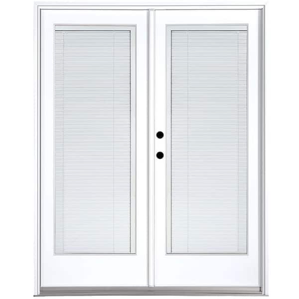 Right Hand Inswing Hinged Patio Door, Patio Doors With Blinds Between The Glass Home Depot