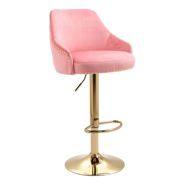 pink chair stool