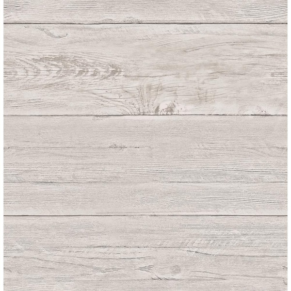 A-Street Prints Colleen Dove Washed Boards Paper Strippable Roll (Covers 56.4 sq. ft.)