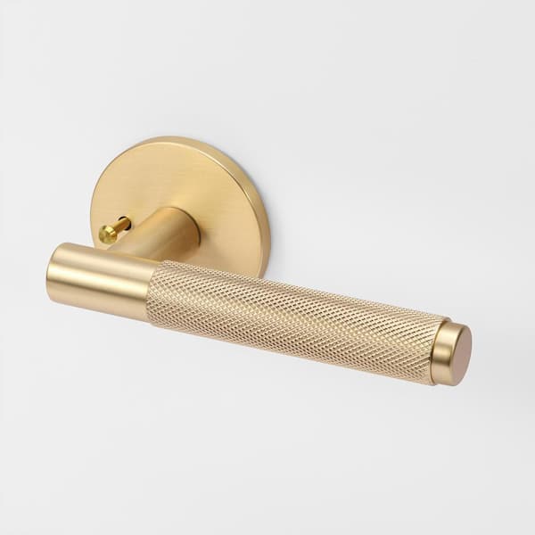 Taylor Champagne Gold Combined Interior Door Handle with Concealed Screws (Privacy/Passage)