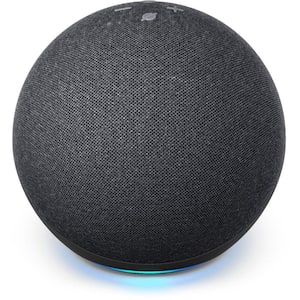 Echo (4th Gen) with Premium Sound, Smart Home Hub, and Alexa - Charcoal