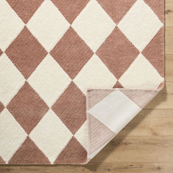 Wooly Rust Global 4 ft. x 6 ft. Indoor Area Rug